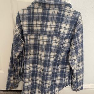 Blue and White Flannel